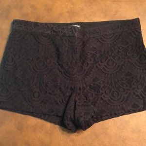 Express lacey shorts